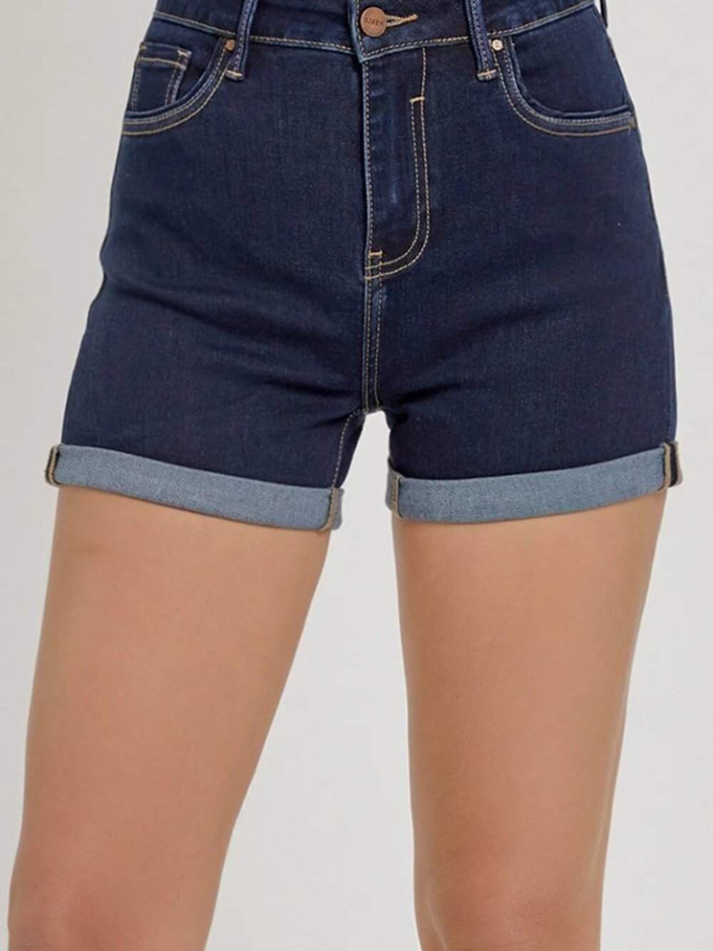 NWT Risen High Rise Jean Shorts Dark Denim 29/9 29 9